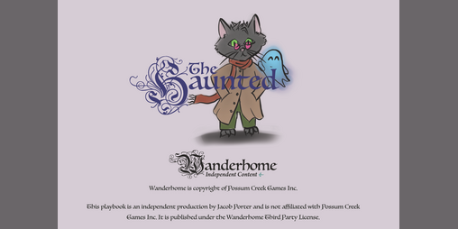 Cover image for The Haunted - a playbook for Wanderhome