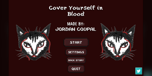 Cover image for Cover Yourself In Blood (NecroCat version)