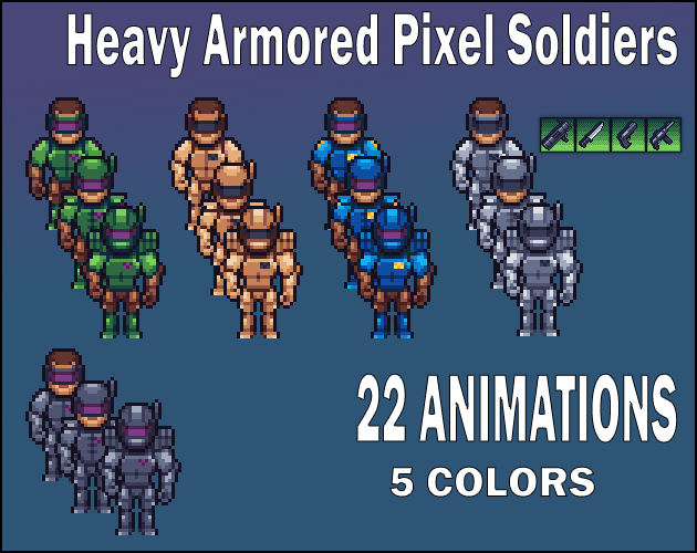 Pixel Soldiers Part 2 by UArtist