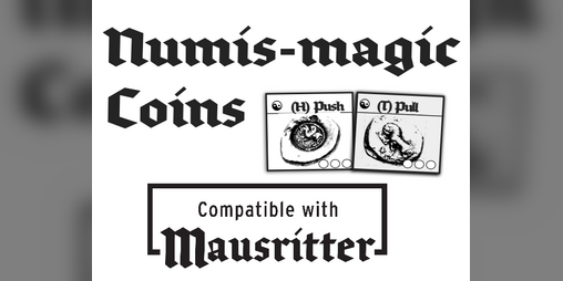 Cover image for Numis-magic Coins: Double-sided spells for Mausritter