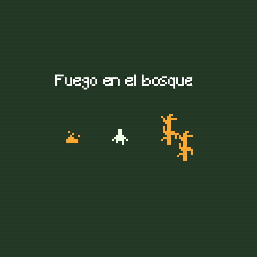 Cover image for Fuego En El Bosque (Fire In The Forest)