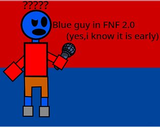 Blue guy in FNF 2.0