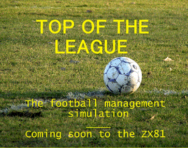 Top of the League (ZX81)