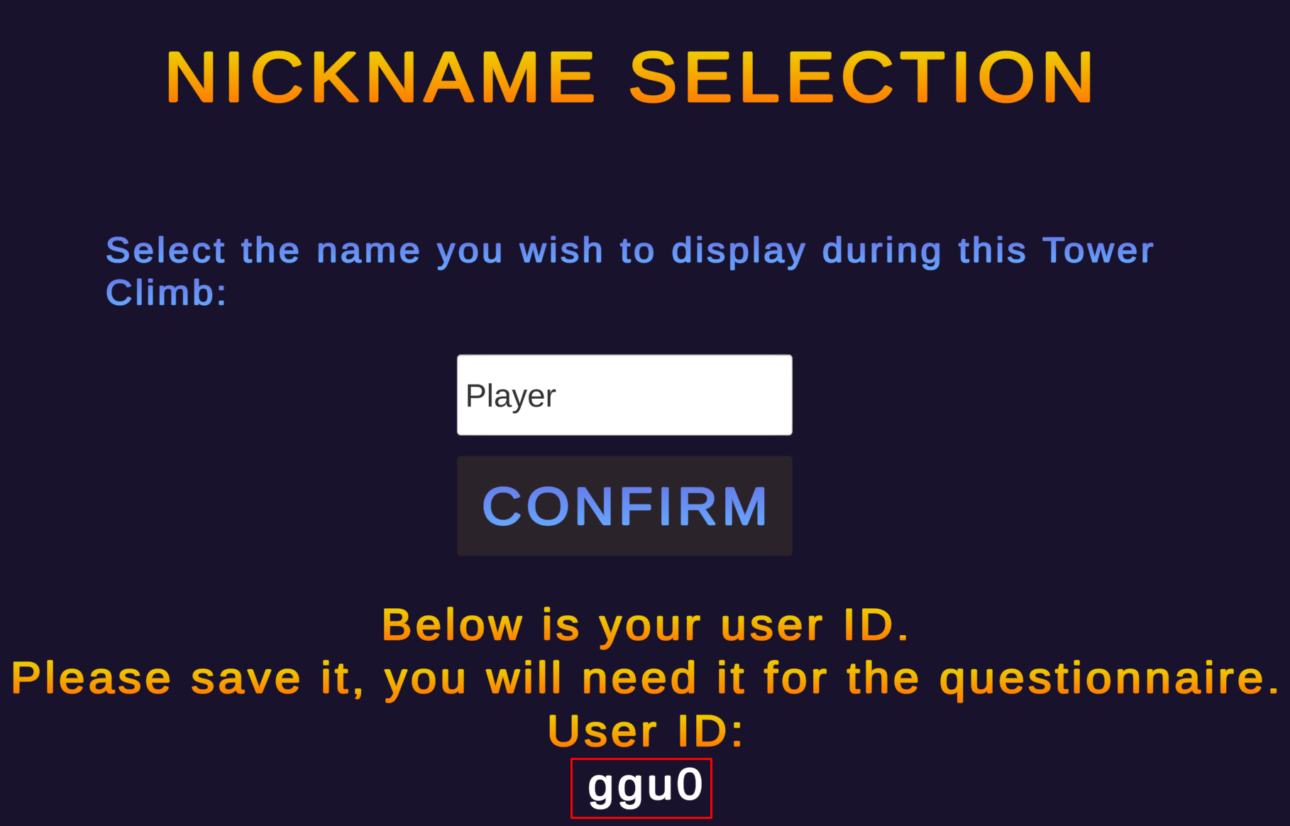 UserID