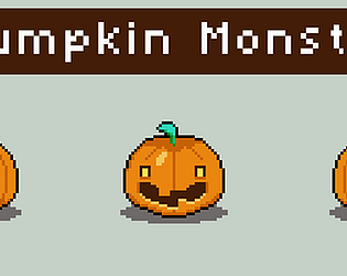 Pixel Art Pumpkin Icon. 32x32 Pixels. Vector Illustration On A