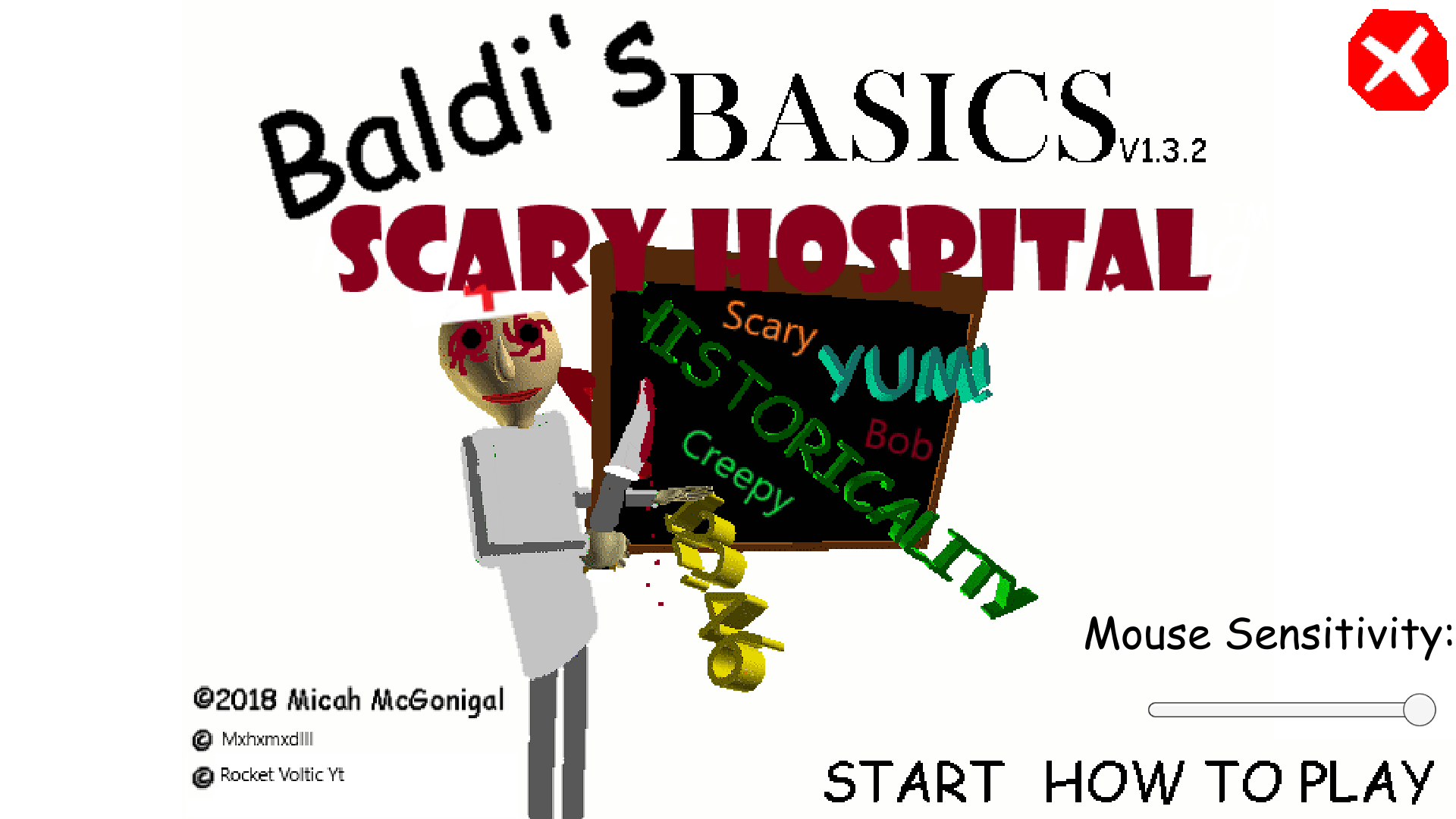 Cover image for Baldis Basics Scary Hospital Mod