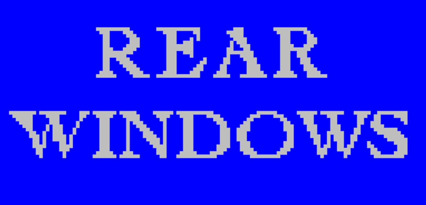 Rear Windows - Holding Pattern, 2021