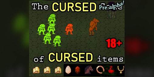 Cover image for The Cursed Game of Cursed Items