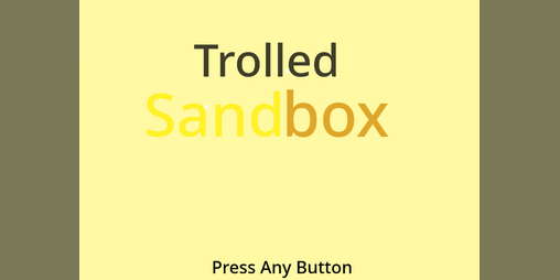 Cover image for Trolled Sandbox