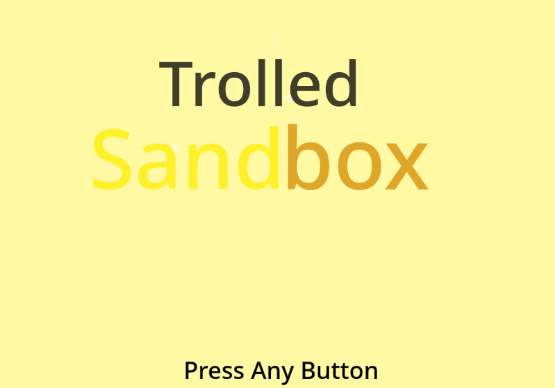Cover image for Trolled Sandbox