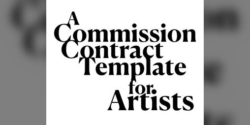 Cover image for A Commission Contract Template for Artists