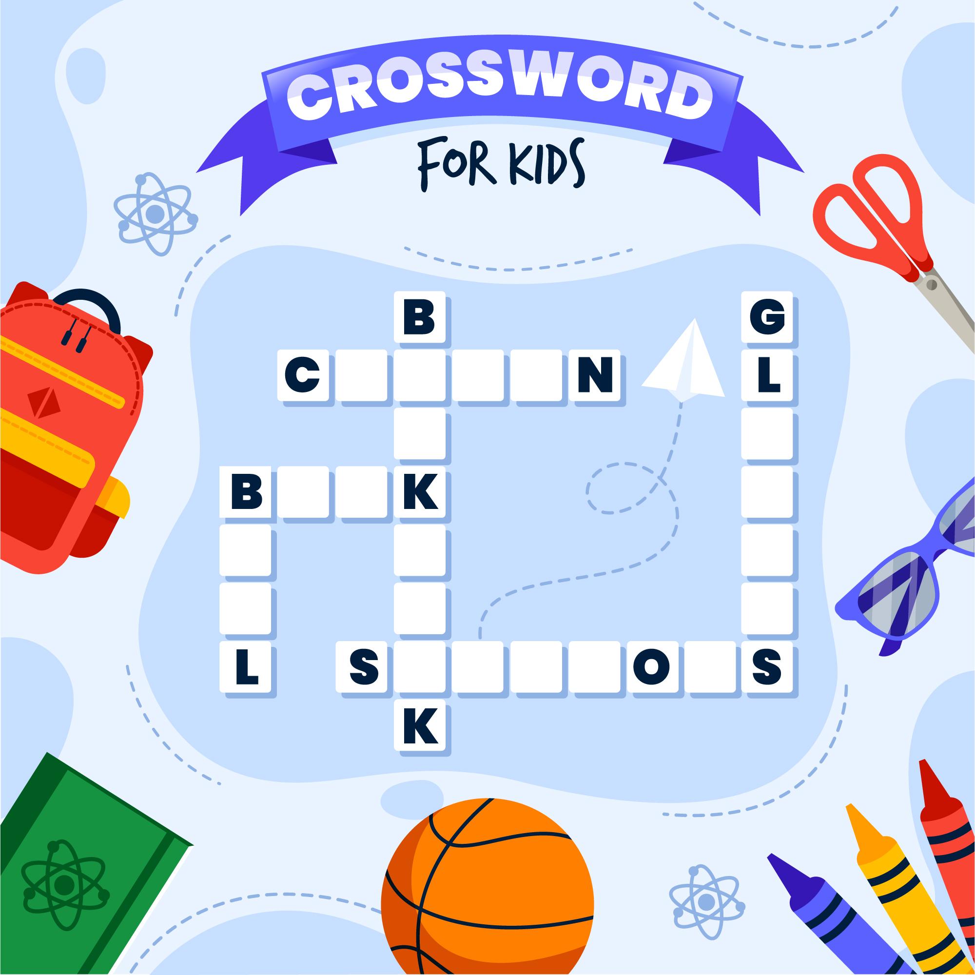 Crossword for Kids | Construct 3 by Shepherd Games