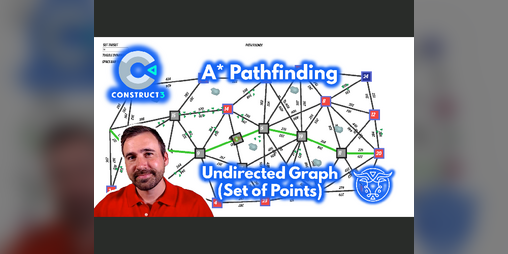 Cover image for A* Pathfinding on Undirected Graph Tutorial