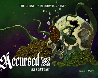 9 LOSTLORN: THE ACCURSED Gazetteer Iss 5 The Curse of Bloodstone Isle  