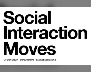 Social Interaction Moves  