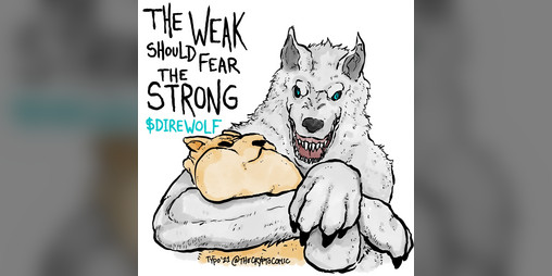 Cover image for Direwolf Token Game