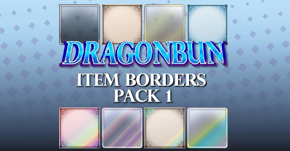 Dragonbun Matching Windowskins for RPG Maker MV/MZ! - DRAGONBUN - Item ...