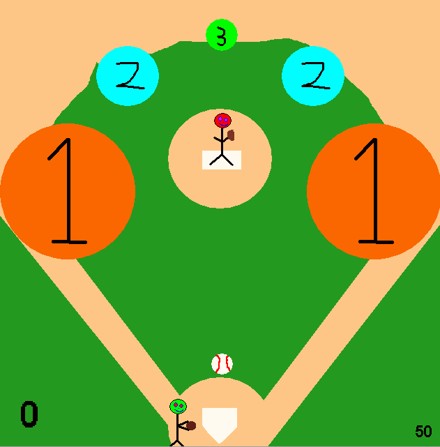 Baseball game by Ryan Baccali