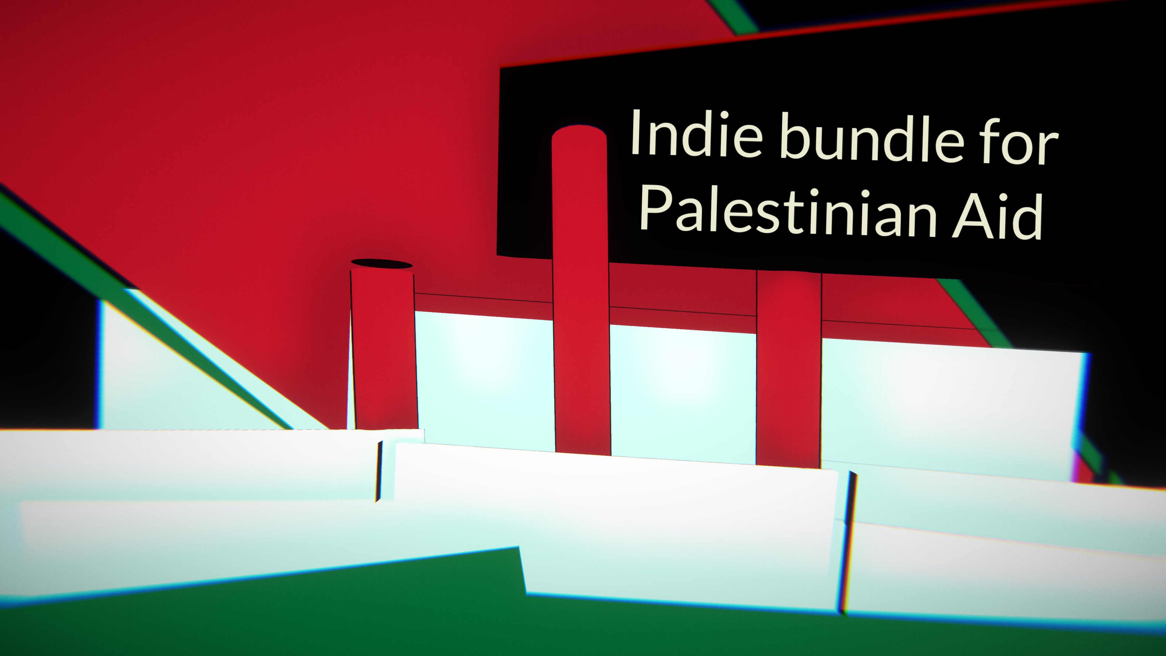 Banner logo for the Indie Bundle for Palestinian Aid