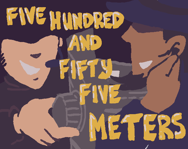 Cover image for Five-Hundred And Fifty-Five Meters