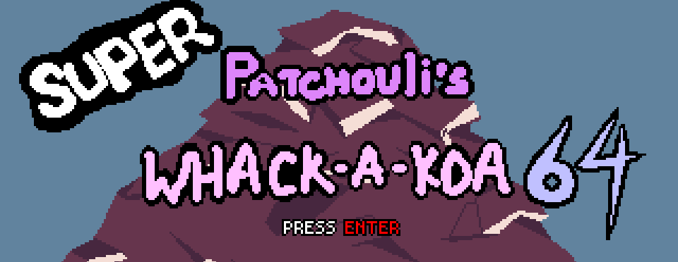 SUPER Patchouli's WHACK-A-KOA 64
