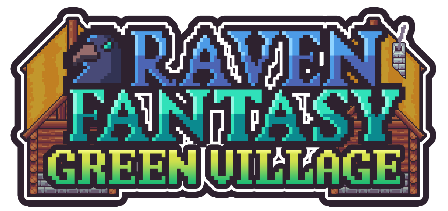 Raven Fantasy - 2D PixelArt Tileset and Sprites - Green Village