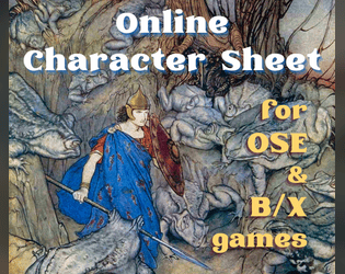 Online Character Sheet for OSE & B/X games   - An online-optimized character sheet for Old-School Essentials & B/X games in English & Italian 
