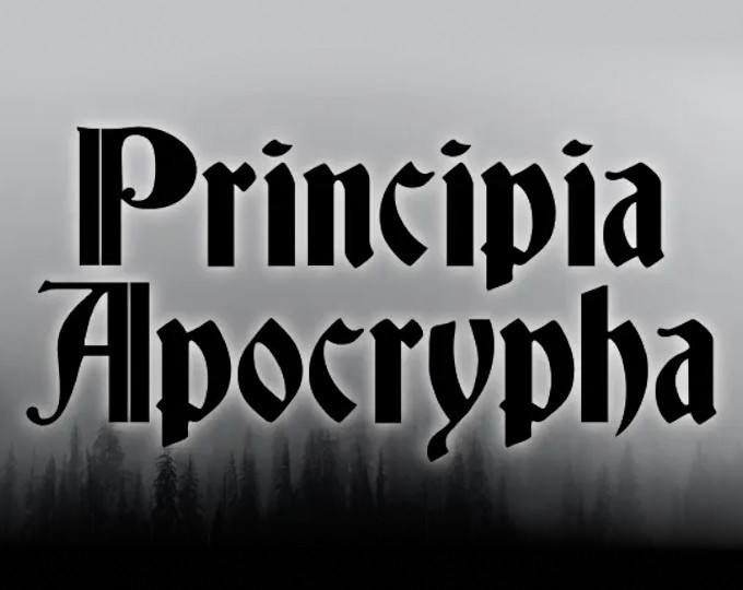 Cover image for Principia Apocrypha