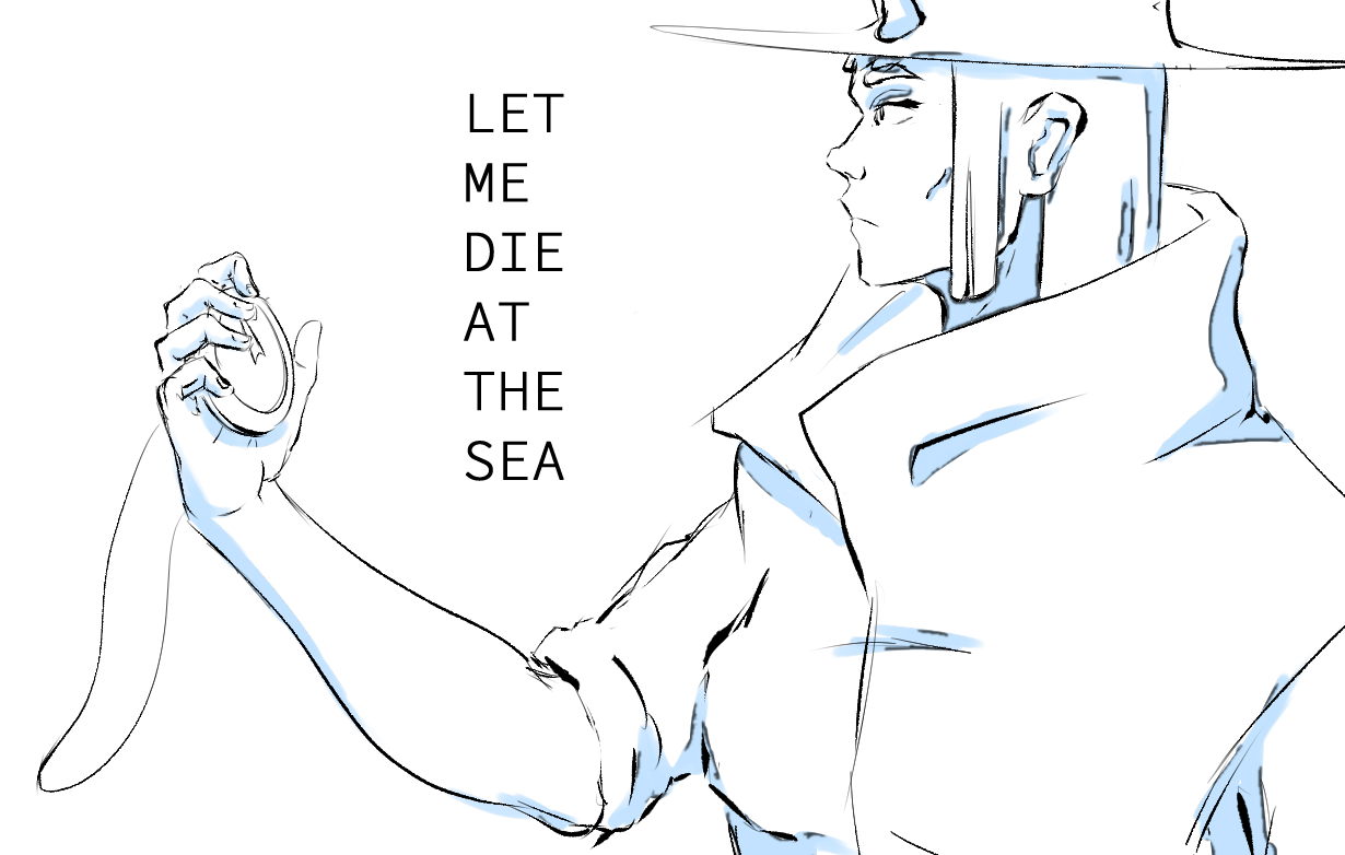 Cover image for Let me die at the Sea