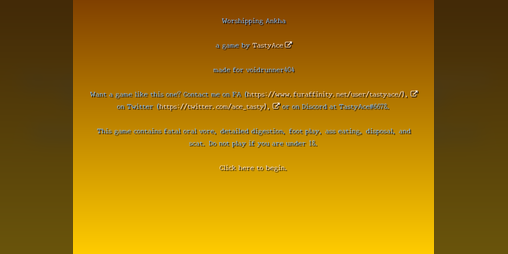 Cover image for Worshipping Ankha