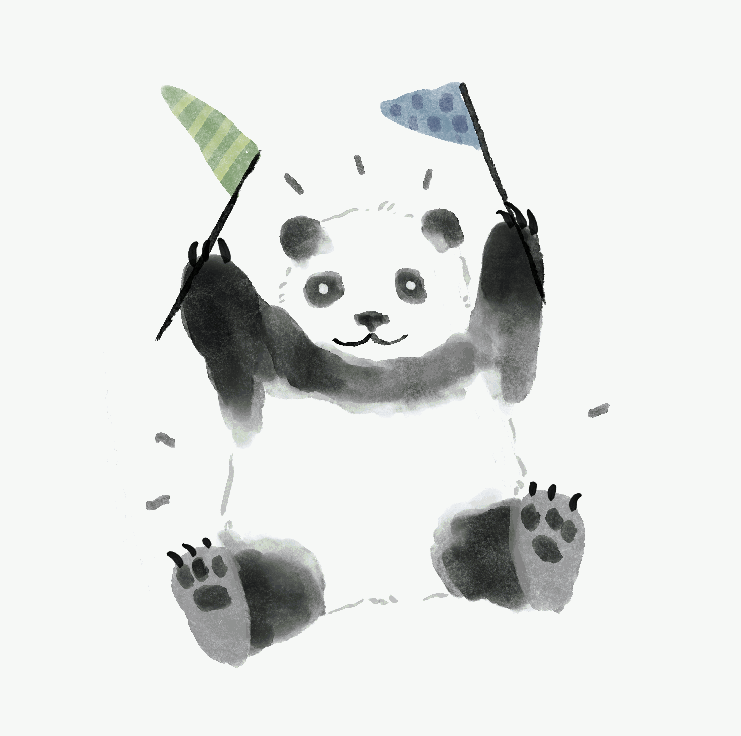 Cover image for Rolling Pandas Leaves No Snow Behind