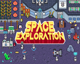 Space exploration - A top down RPG asset pack by Arcade island