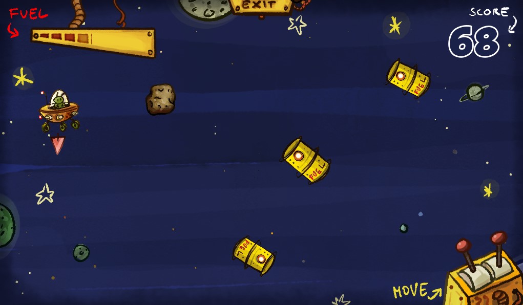 Galaspin - game - space survival - screenshot