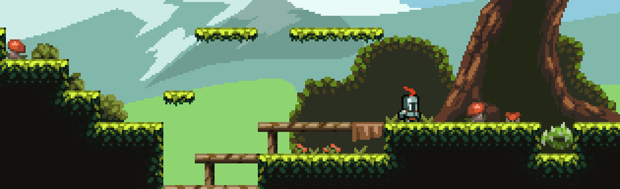 Fantasy Landscape Platformer Tileset