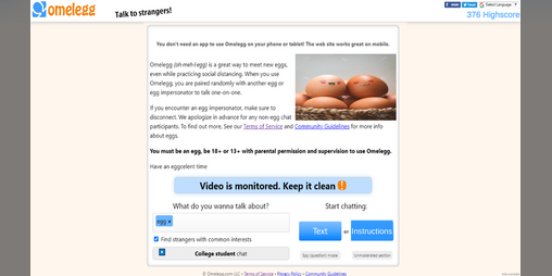 Cover image for Omelegg - #1 Egg online chat site