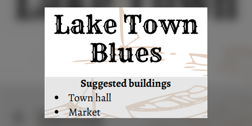 Cover image for Lake Town Blues