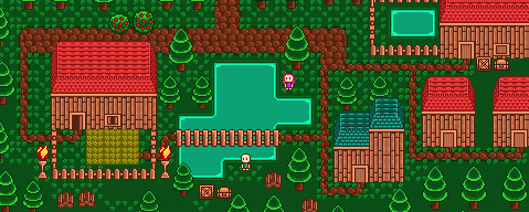 Forest: Outdoors & Indoors Tilesets