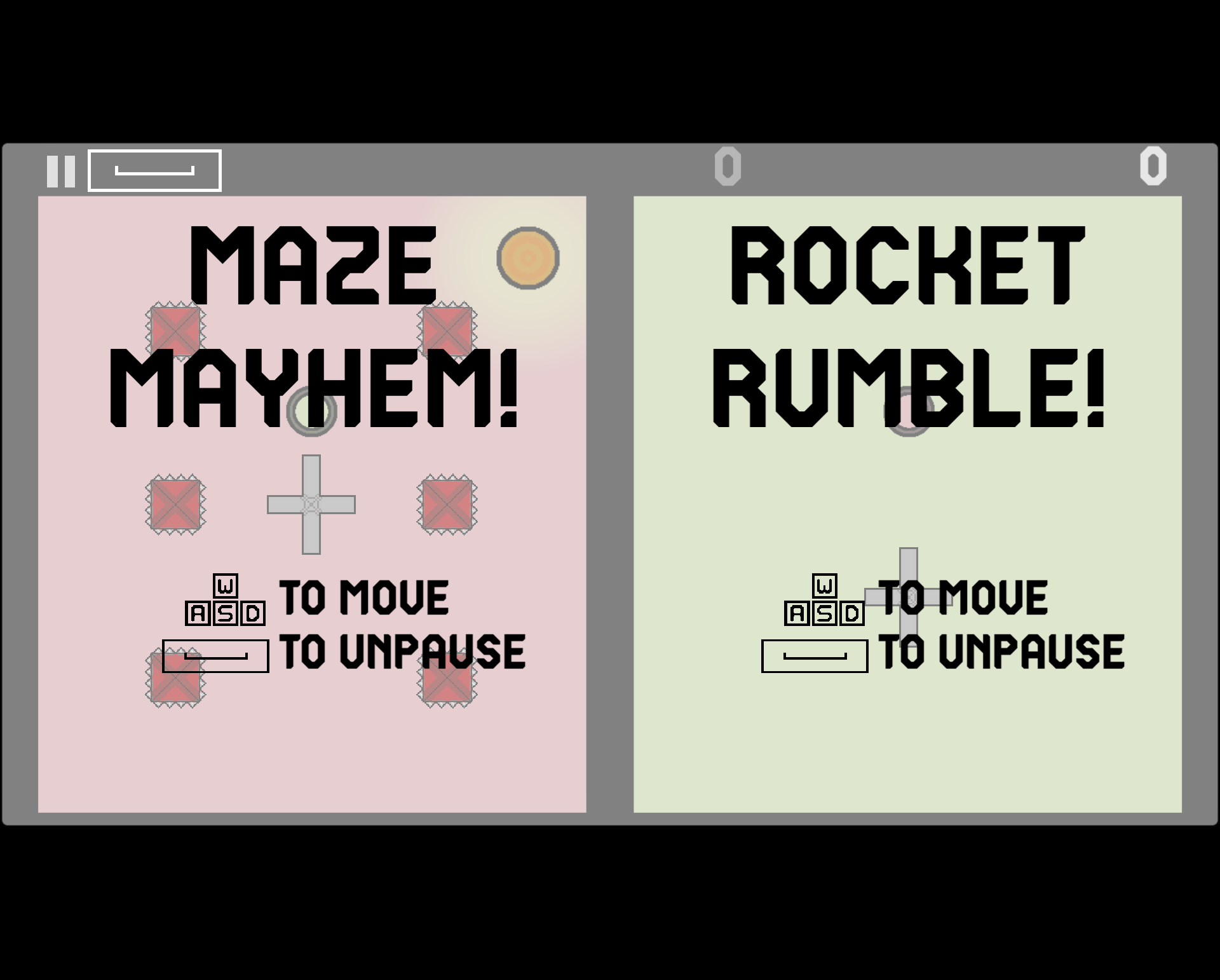 Maze Mayhem! Rocket Rumble!
