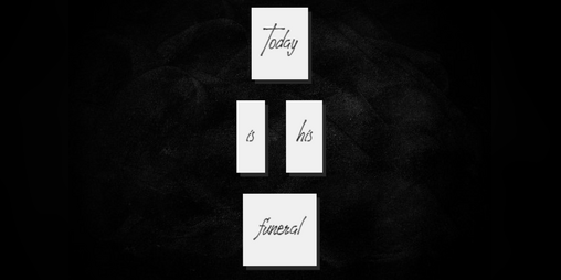 Cover image for Today is his funeral