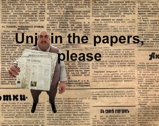 Unjoin the papers, please