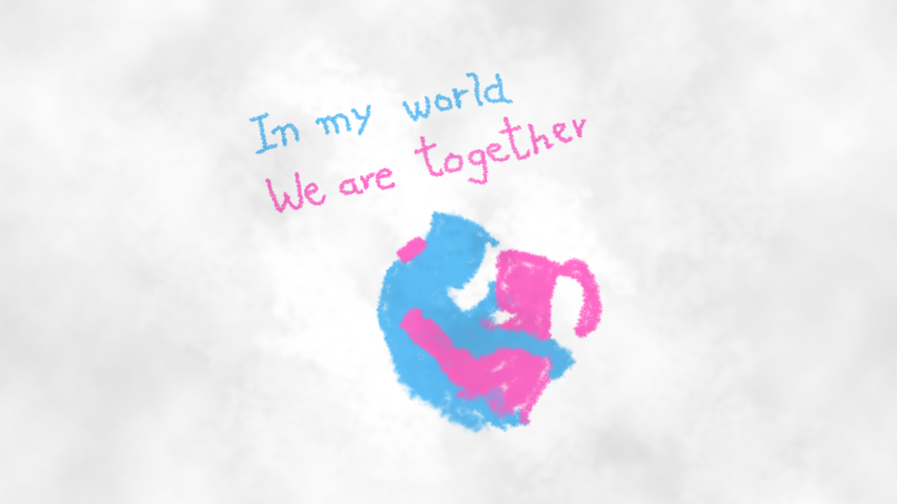 Cover image for In my world we are together.