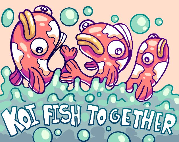 Cover image for Koi Fish Together!