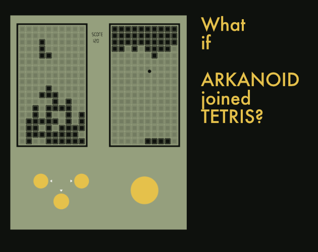 Cover image for Two games, one score (TETRIS and ARKANOID)