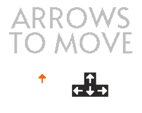 arrows to move