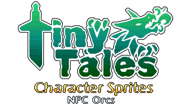 Tiny Tales Pixel 2D: Orcs RPG NPC Sprite Pack