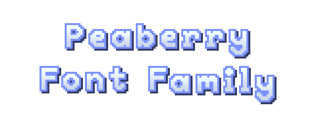 Peaberry Pixel Font