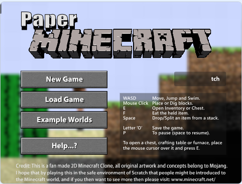 Paper Minecraft Minecraft 2d By Scratcher Bleh For Summer Slow Jams June 21 Exploration Games Itch Io Paper Minecraft Minecraft 2d By Scratcher Bleh For Summer Slow Jams June 21 Exploration Games Itch Io