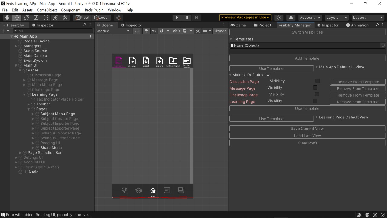Reds Object Visibility Manager : Unity Custom Window by Redstoneinvente