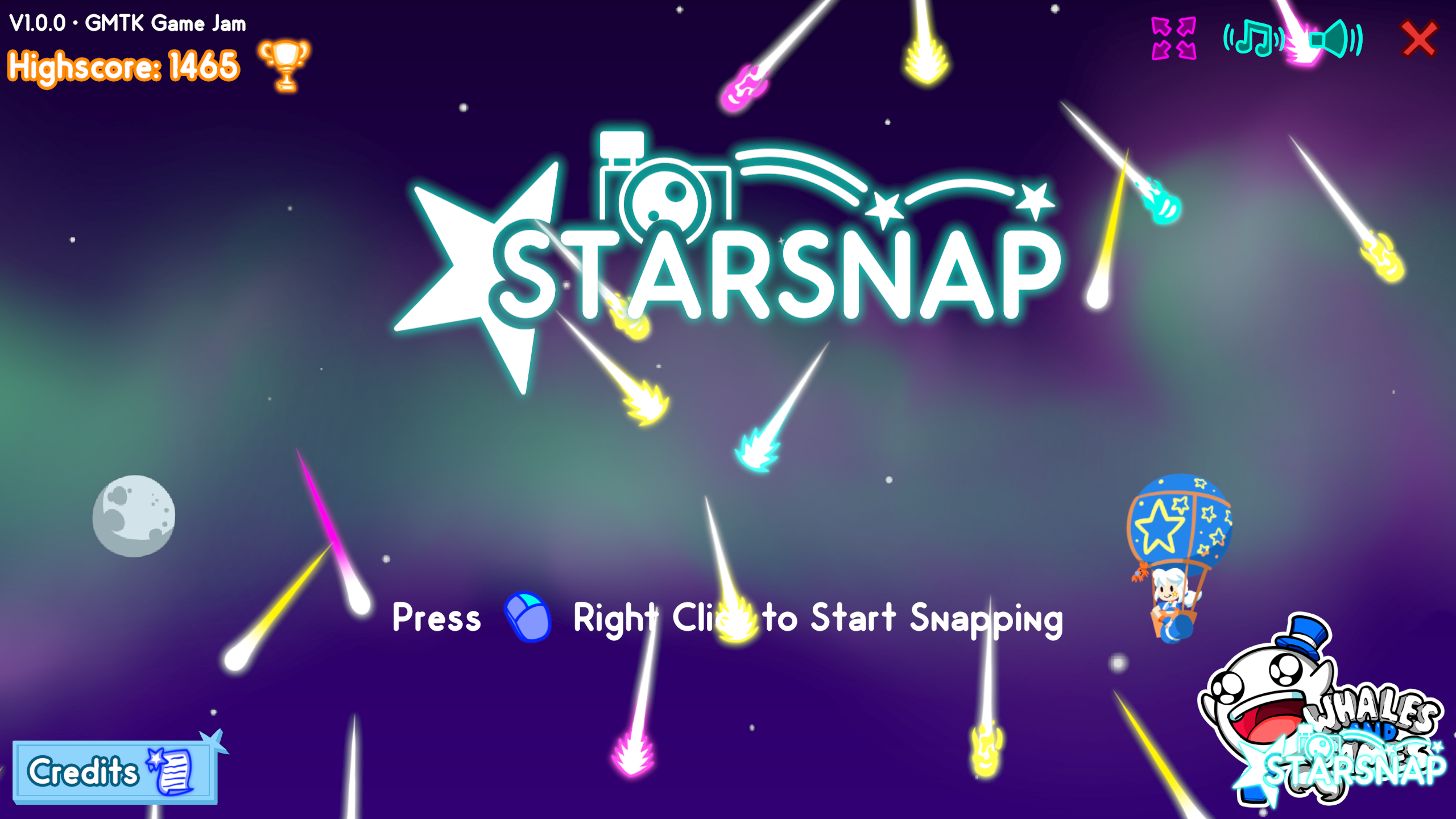 Photograph the stars and create new constellations in Starsnap! - Starsnap  by Whales And Games, JorgeGameDev, Robin Naite, MoskiDraws