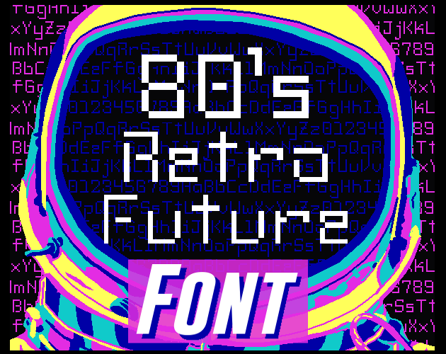 Font+ [80's Retro Future] by SciGho